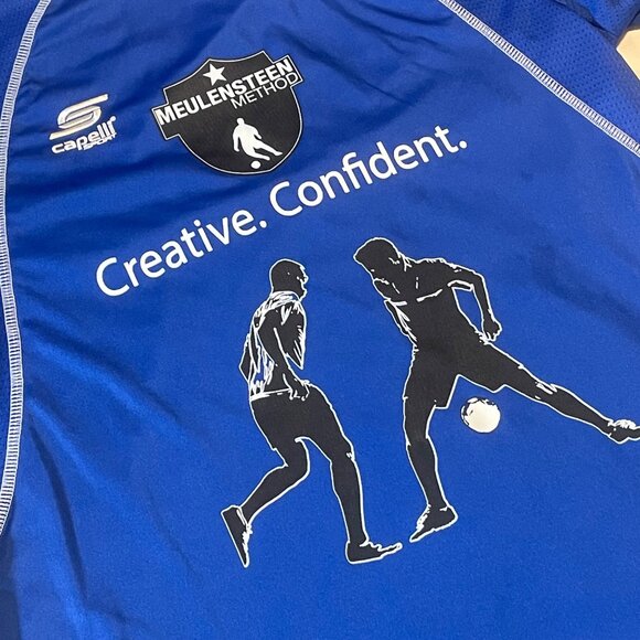 Capelli Sport Meulensteen Method Soccer Training Tee - S Blue Polyester - Picture 3 of 5
